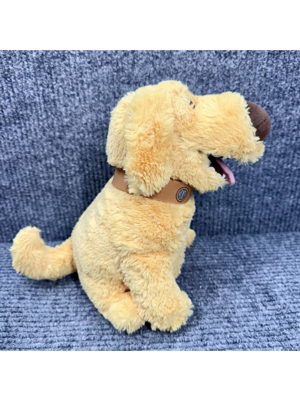 Disney Parks Pixar Up Doug Dog Plush Hong Kong Resort Stuffed Toy Tongue Out - Picture 4 of 9